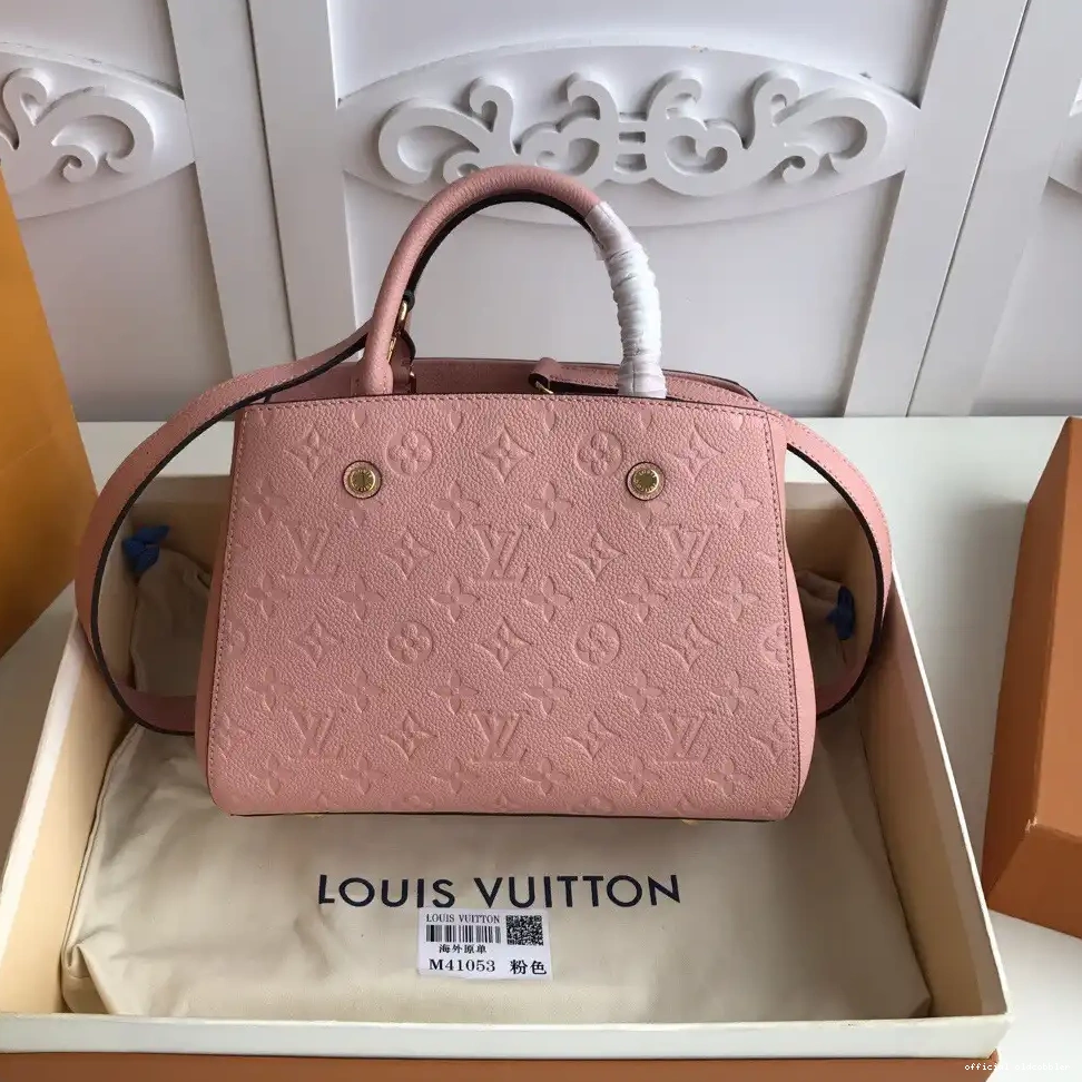 Official oldcobbler VUITTON MONTAIGNE BB LOUIS 0630